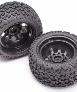 DHK Cage-R - Tire Set (Glued) Black Wheels