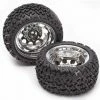 DHK Tire Set (glued) With Chromed Wheel -DHK And Hangar 9 Sales Shop z dhk8141 003 1